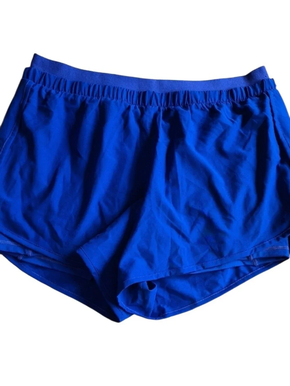 90 Degree By Reflex Size Large Blue Athletic Shorts Stretchy